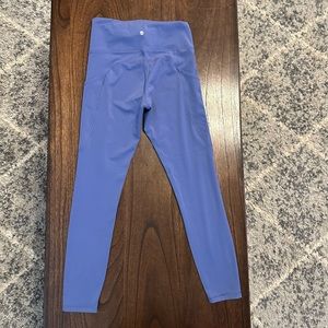 CRZ Yoga leggings, 25” inch, high waist, size small, color violet ash